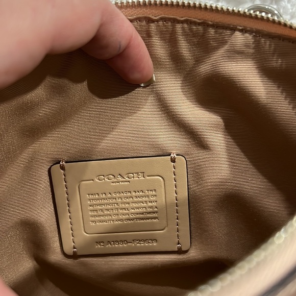 Coach powder gold bag - Picture 4 of 5
